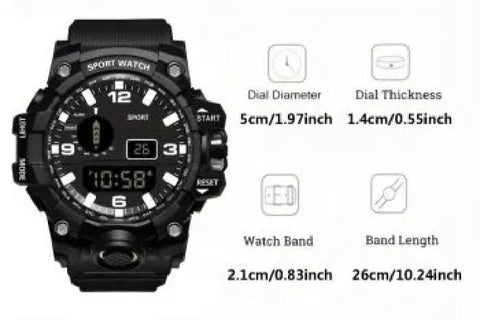 Reloj Digital con Despertador y Cronómetro