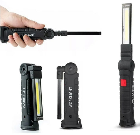 Luz de trabajo plegable y recargable