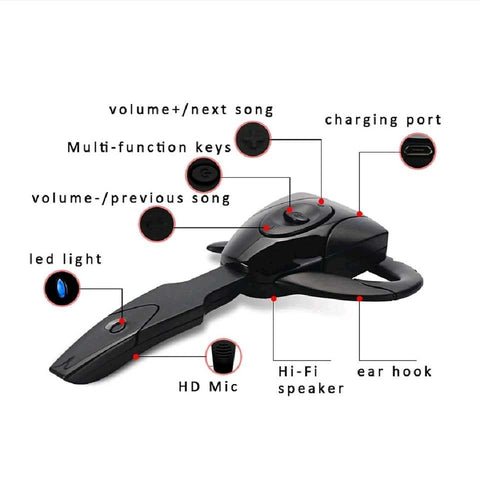 Audífono Bluetooth con micrófono